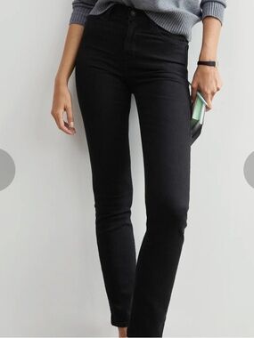 AYR Black Skinny High-Rise Jeans